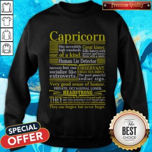 Funny Capricorn Headstrong Sweatshirt