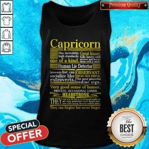 Funny Capricorn Headstrong Tank Top