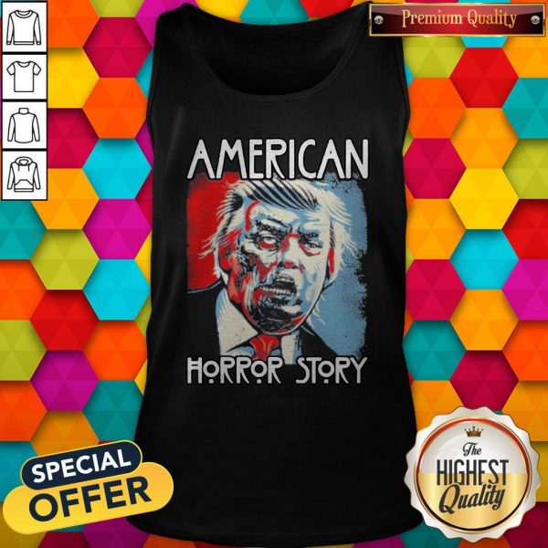 Funny Sarcastic Humor American Horror Story Halloween Zombie Trump 2020 Election Day Short-Sleeve Unisex Tank TopFunny Sarcastic Humor American Horror Story Halloween Zombie Trump 2020 Election Day Short-Sleeve Unisex Tank Top