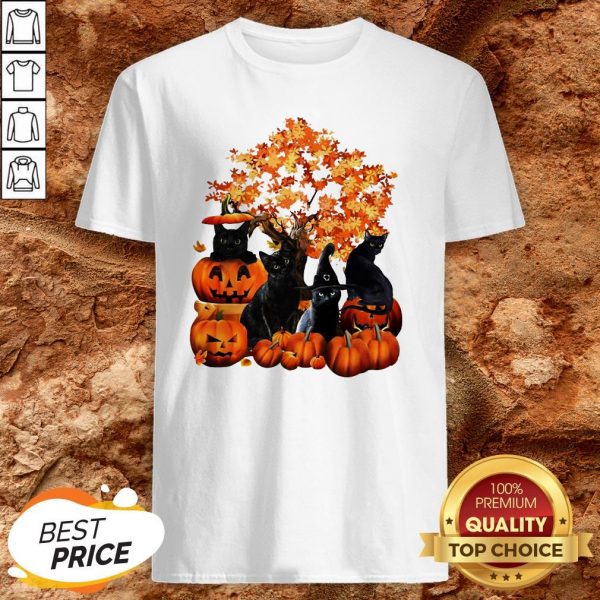 Good Cats Pumpkin Halloween Shirt