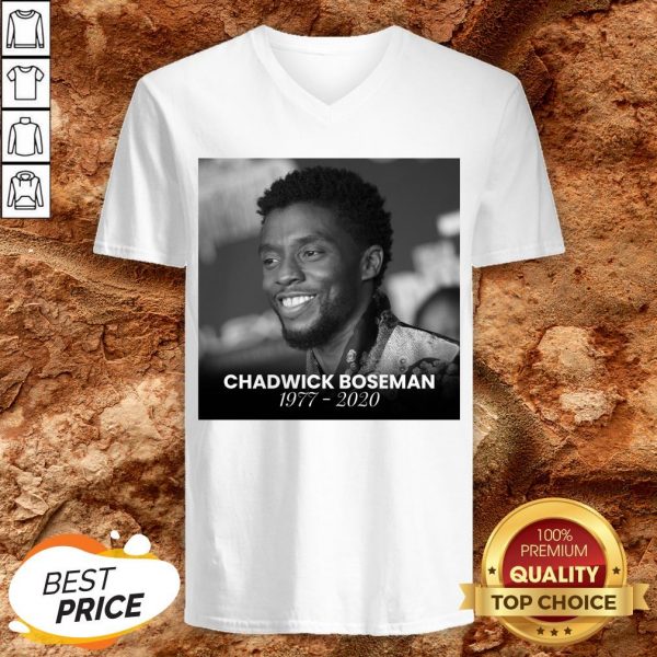 Good Rip Chadwick Boseman V-neck