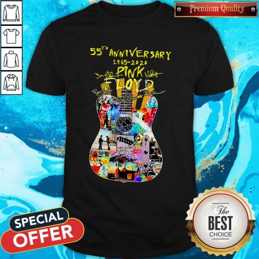 Guitar Pink Floyd 55th Anniversary 1965 Guitar Pink Floyd 55th Anniversary 1965 2020 Signatures Shirt2020 Signatures Shirt