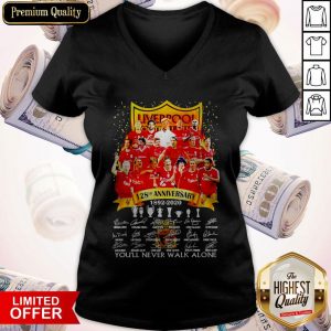 Liverpool 128th Anniversary 1892 2020 You’ll Never Signatures V-neck