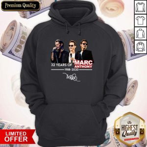 Marc Anthony 32 Years Of 1988 2020 Signature Hoodie