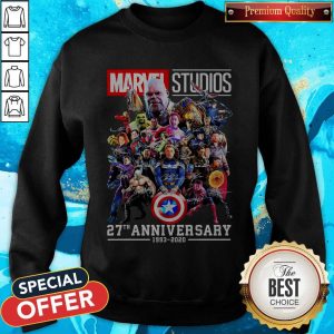 Marvel Studio 27th Anniversary 1993 2020Marvel Studio 27th Anniversary 1993 2020 Signatures Sweatshirt Signatures Sweatshirt