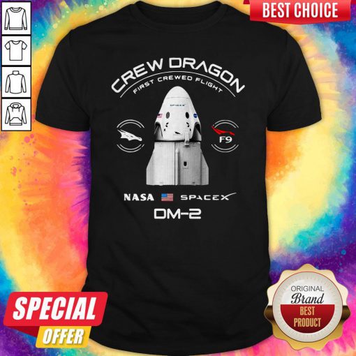 Nice Crew Dragon Nasa Space Dm-2 Shirt