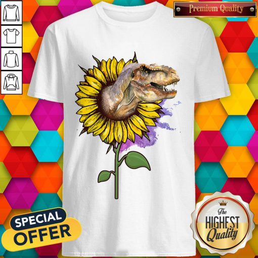 Nice Dinosaurs T Rex Sunflower ShirtNice Dinosaurs T Rex Sunflower Shirt