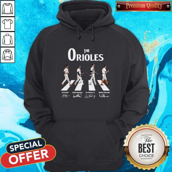 Nice The Orioles Abbey Road Signatures Hoodie