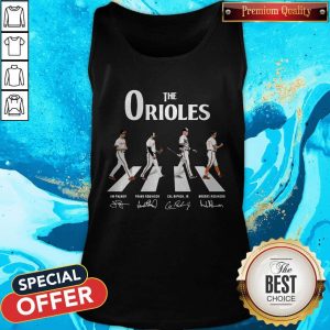 Nice The Orioles Abbey Road Signatures Tank Top