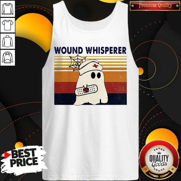 Official Nurse Ghost Wound Whisperer VinOfficial Nurse Ghost Wound Whisperer Vintage Tank Toptage Tank Top