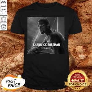 RIP Black Panther's Chadwick Boseman 1977 2020 T-ShirtRIP Black Panther's Chadwick Boseman 1977 2020 T-Shirt