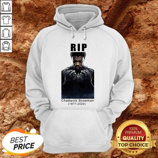 Rip Chadwick Boseman 1977-2020 Black Panther Hoodie