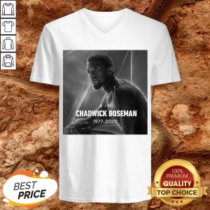 Rip Chadwick Boseman Black Panther 1977 For The Memories Signature V-neck