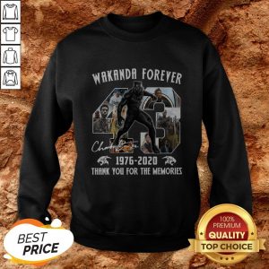 Black Panther Wakanda Forever Thank You For The Memories SweatshirtBlack Panther Wakanda Forever Thank You For The Memories Sweatshirt