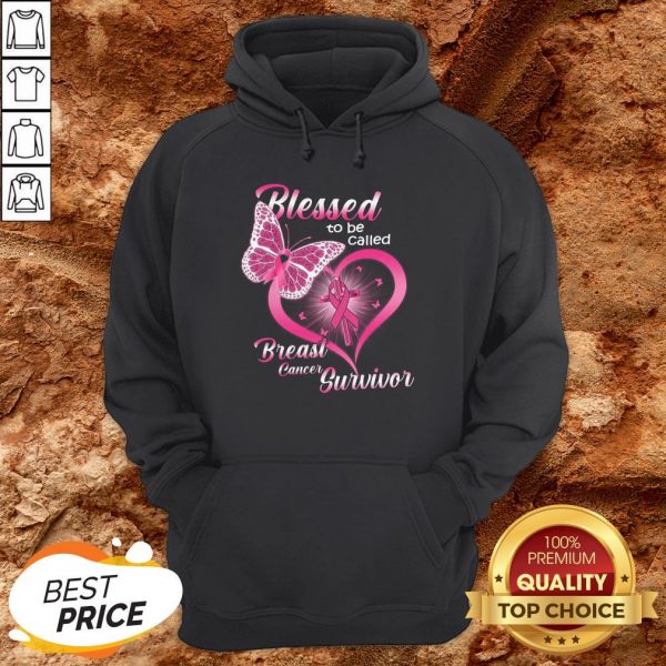 Blessed To Be Caked Breast Cancer Survivor Hoodie
