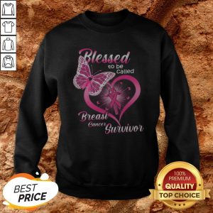 Blessed To Be Caked Breast Cancer Survivor Sweatshirt