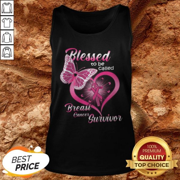 Blessed To Be Caked Breast Cancer Survivor Tank Top