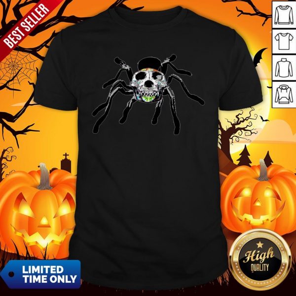Day Of The Dead Skull Tarantula Halloween Day Shirt