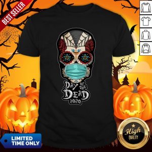 Day Of The Dead Sugar Skull Face Mask Halloween ShirtDay Of The Dead Sugar Skull Face Mask Halloween Shirt