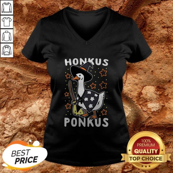 Duck Honkus Ponkus Hallween V-neck