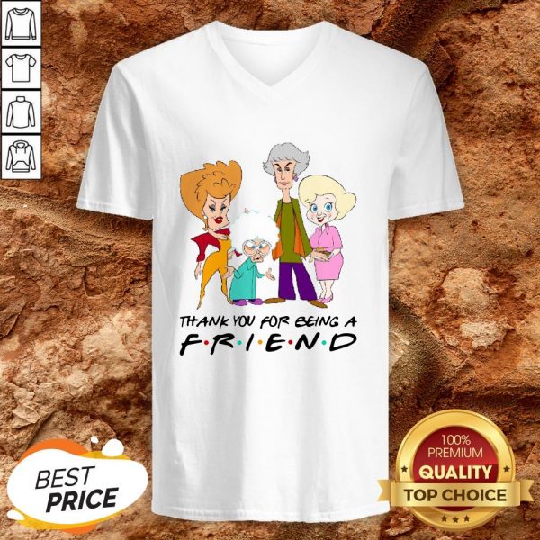 Golden Girl Thank You For Being A Friend Halloween V-neckGolden Girl Thank You For Being A Friend Halloween V-neck
