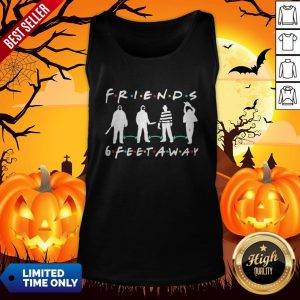 Halloween Horror Characters Mask Friends 6 Feet Away Tank Top