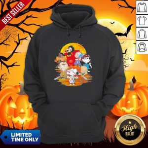 Halloween Horror Characters The Peanuts Moon Hoodie