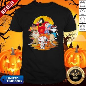 Halloween Horror Characters The Peanuts Moon ShirtHalloween Horror Characters The Peanuts Moon Shirt