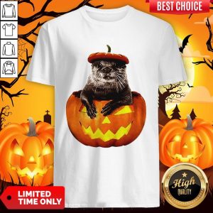 Halloween Otter Pumpkin Shirt