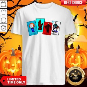 Halloween The Characaters Horror Card Shirt