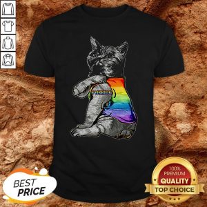 Hot LGBT Purride Cat Shirt