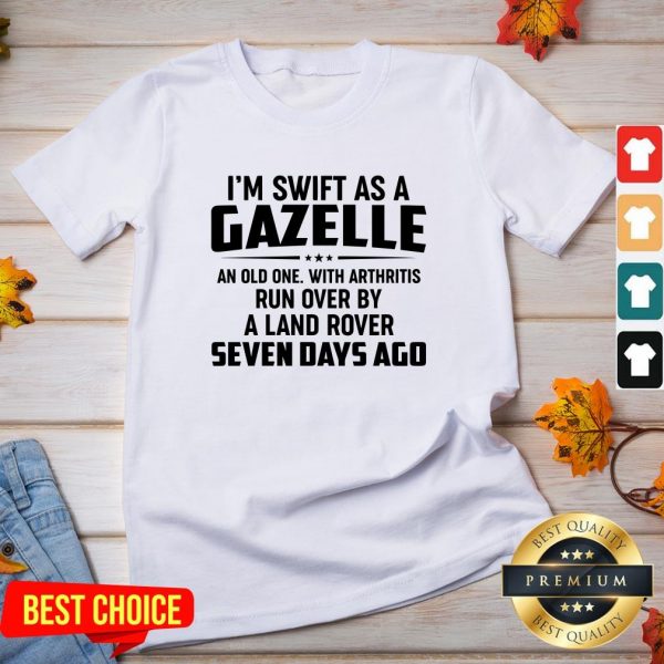 I’m Swift As A Gazelle An Old One With Arthritis Run Over V-neck
