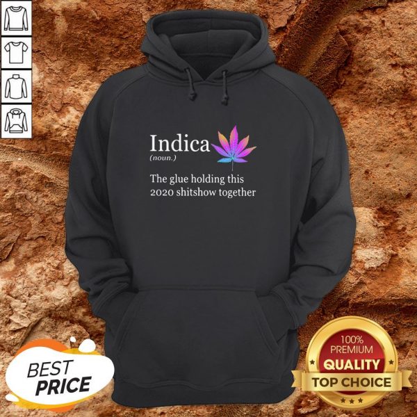 Indica The Glue Holding This 2020 Shitshow Together Hoodie