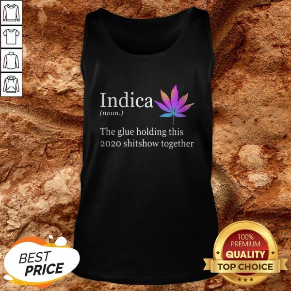 Indica The Glue Holding This 2020 Shitshow Together Tank Top