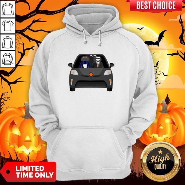 Invisible Man Family Drive In The Car Halloween Day Hoodie