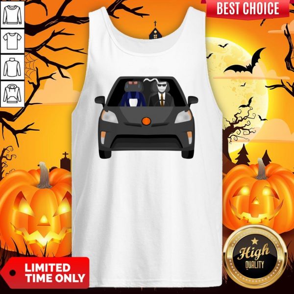 Invisible Man Family Drive In The Car Halloween Day Tank Top