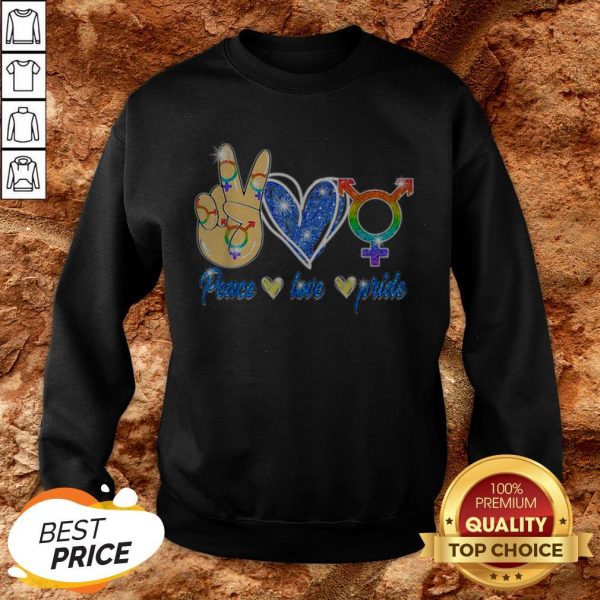 LGBT Lesbian Gay Bisexual Peace Love Gift Apparel SweatshirtLGBT Lesbian Gay Bisexual Peace Love Gift Apparel Sweatshirt