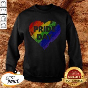 LGBT Pride Day Heart Gay Lesbian Pride Month Sweatshirt