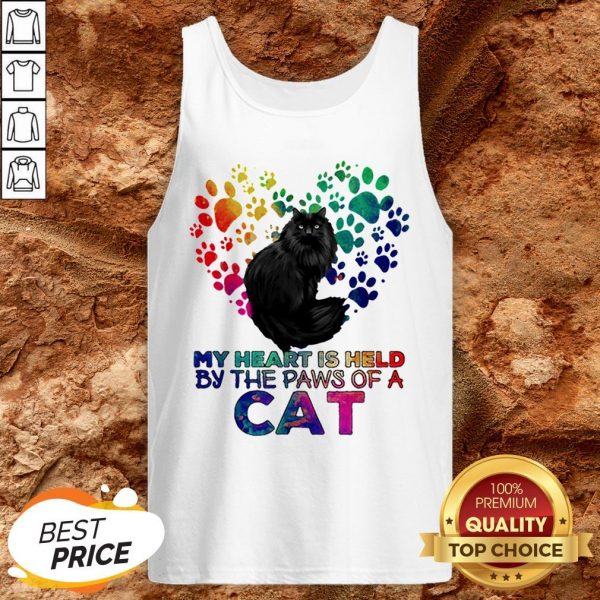 My Heart Is Held By The Paws Of A Cat LGBT Tank Top