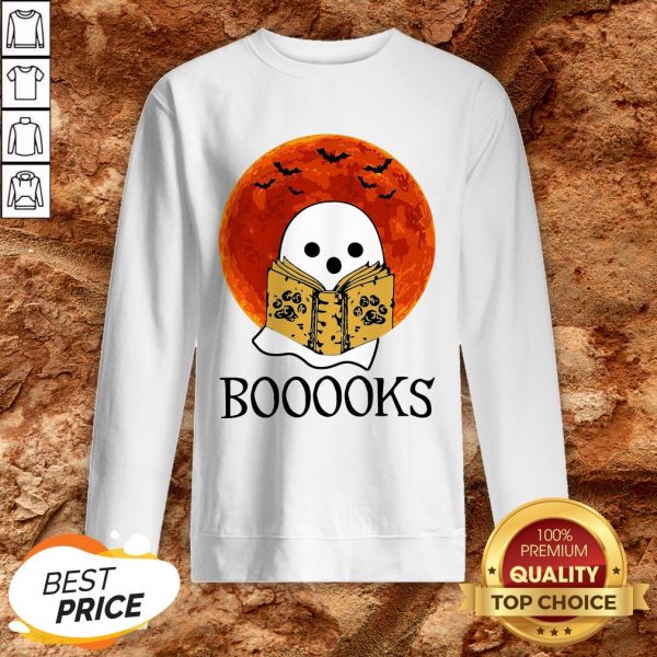 Nice Booooks Halloween Sweatshirt