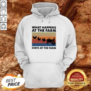 What Happens At The Farm Stays At The Farm Vintage Retro HoodieWhat Happens At The Farm Stays At The Farm Vintage Retro Hoodie