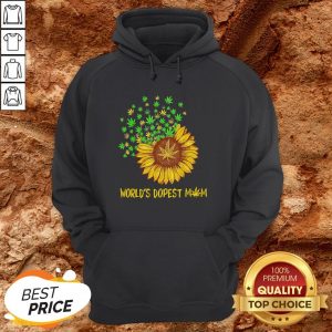 World’s Dopest Mom Sunflower Weed Hoodie