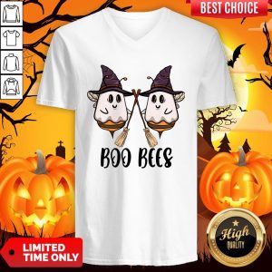 Boo Bees Witch Halloween ShirtBoo Bees Witch Halloween V-neck