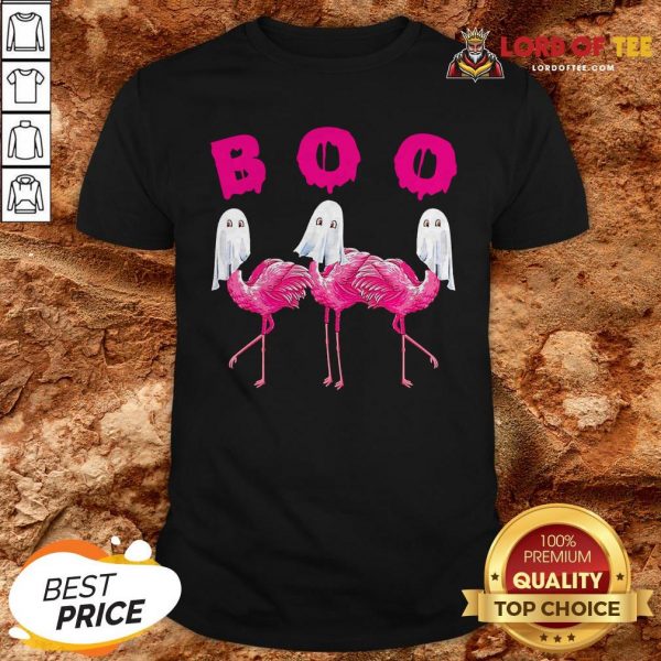 Boo Flamingo Halloween Shirt