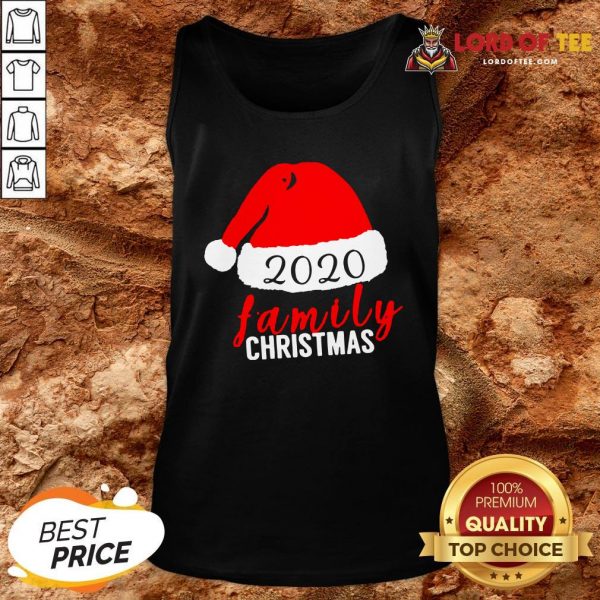 Funny Hat 2020 Family Christmas Tank Top Design By Lordoftee.com