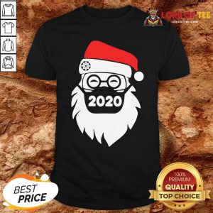 Funny Santa With Mask 2020 Shirt Design By Lordoftee.com