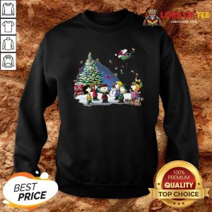Funny The Peanuts Characters Merry Christmas Sweatshir Design By Lordoftee.comt