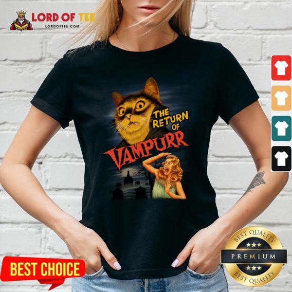 Funny The Return Of Vampurr V-neck Design By Lordoftee.com