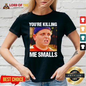 Funny The Sandlot You’re Killing Me Smalls V-neckDesign By Lordoftee.com