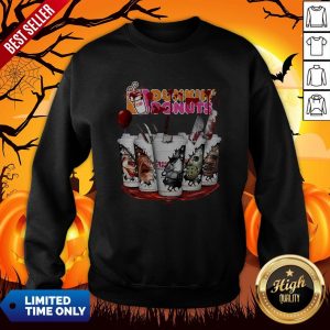 Horror Movie Characters Cup Dunkin’ Donuts Sweatshirt